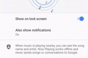 Google Pixel 2:  Now Playing  Feature Uses AmbientSense to Minimize Battery Drain