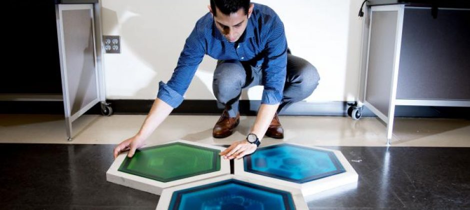 Piezoelectric Tiles Light the Way for Kennedy Space Center Visitors