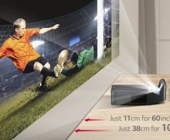 The LG PF1000UW Minibeam Ultra Short Throw Projector Could be the Perfect Fit for You