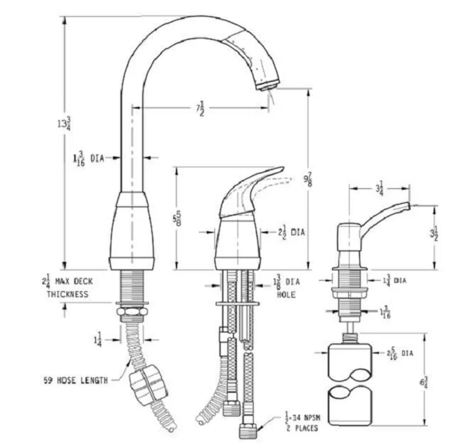 Anatomy of Kitchen Faucet