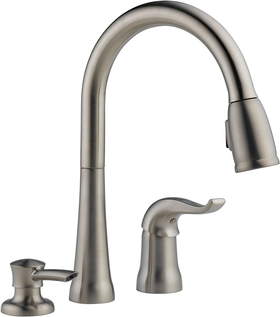 delta faucet kate single-handle kitchen faucets