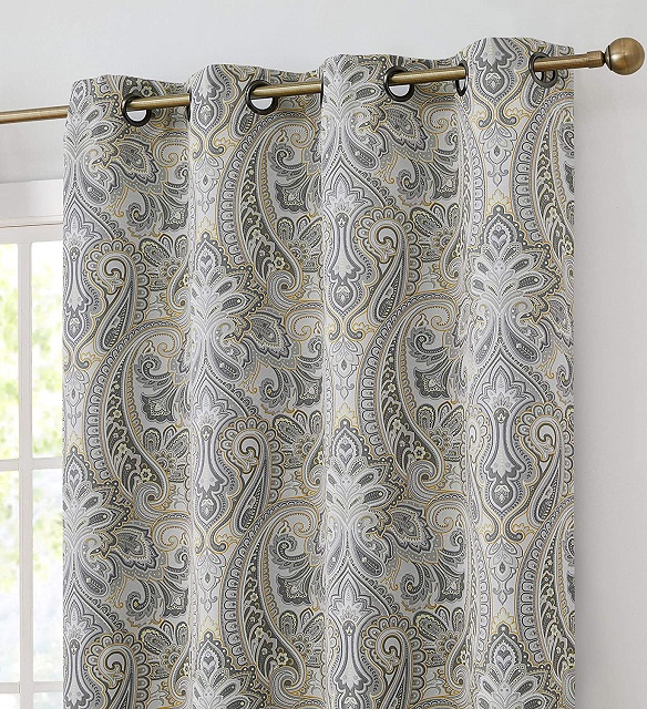 ME Paris Paisley Thermal Insulated Curtain Panels