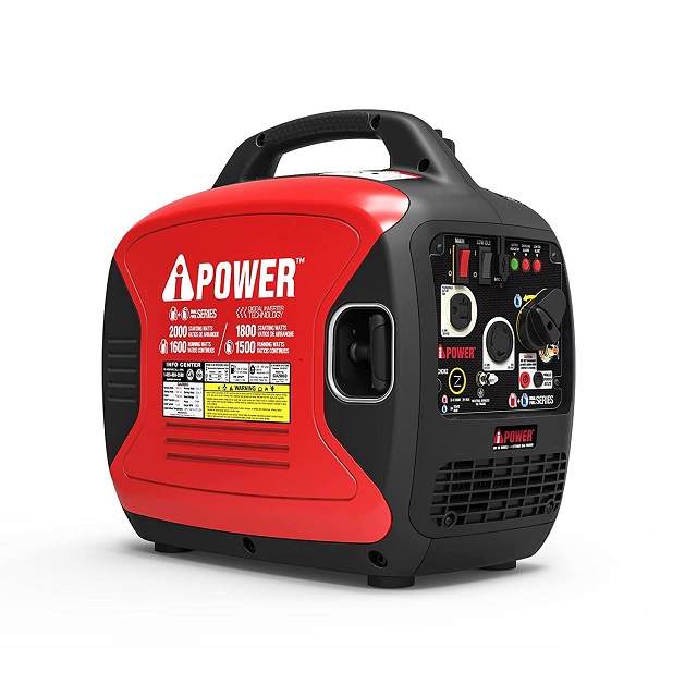 A-iPower SUA2000iD 2000 Watt Portable Inverter Generator Gas