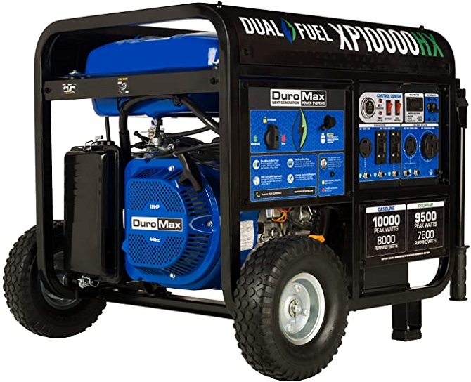 DuroMax XP10000EH Dual Fuel Propane Generator